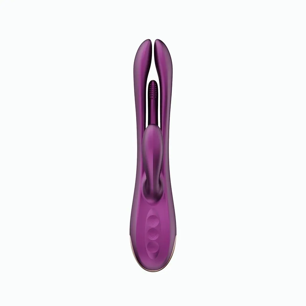 Terri App-Controlled G-Spot Tapping Rabbit Vibrator - Purple