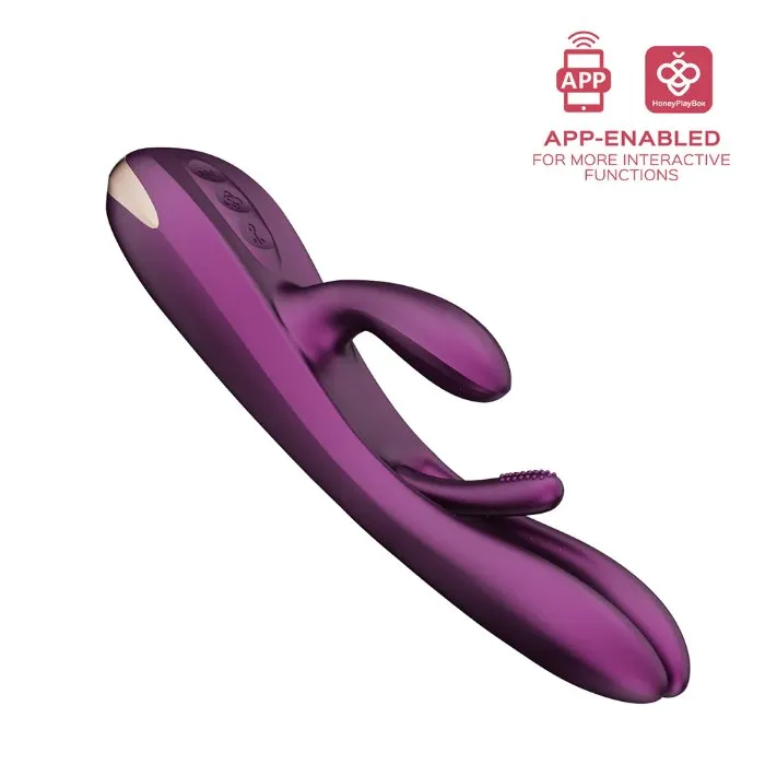 Terri App-Controlled G-Spot Tapping Rabbit Vibrator - Purple
