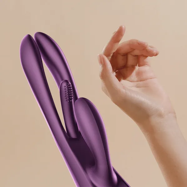 Terri App-Controlled G-Spot Tapping Rabbit Vibrator - Purple