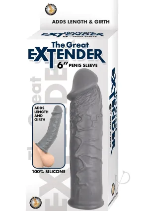 The Great Extender Penis Sleeve 6 Grey