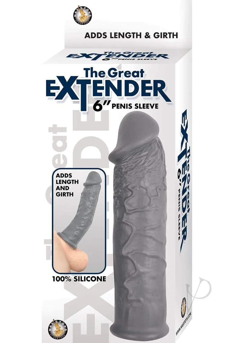 The Great Extender Penis Sleeve 6 Grey