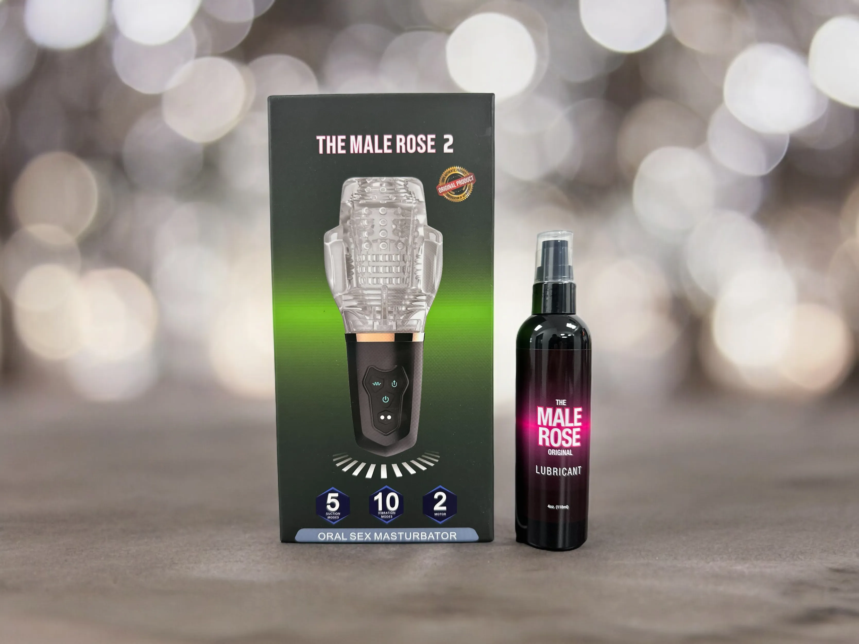 The Male Rose 2 - Vibrating Sucking Male Masturbator