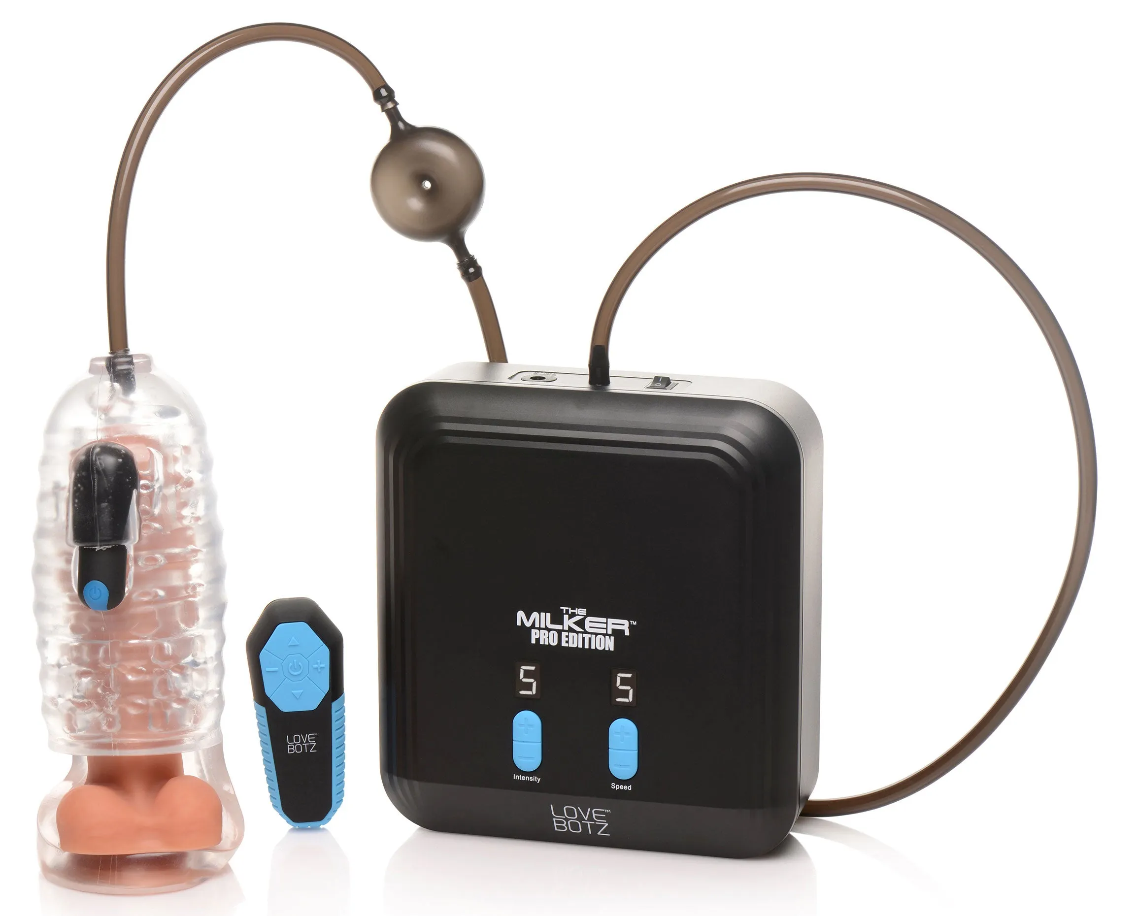 The Milker Pro Edition With Automatic Stroking. Suction And Vibration