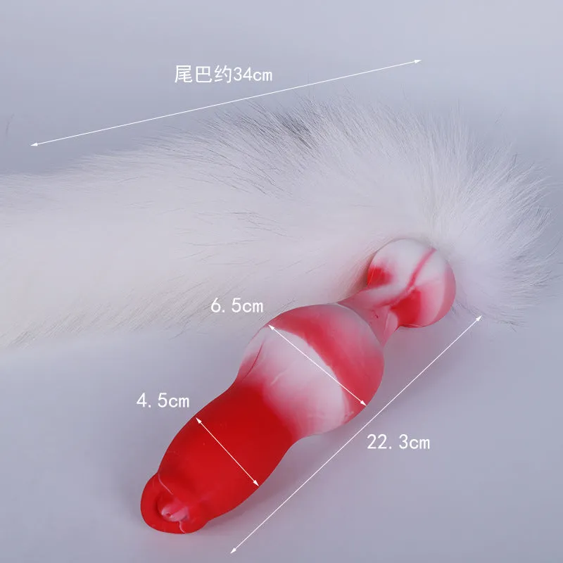 Tibetan Mastiff Fantasy Dildos Butt Plug - Animal Dogdildo Textured Vaginal Anal Sex Toys