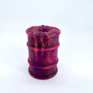 Toxxxik 'Cyclamen' #2 soft (OO30) mini closed-end pen/stroker (trans)