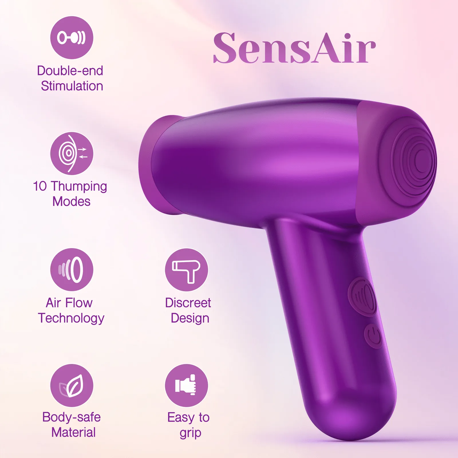 Tracy's Dog Sensair 2 in 1 Thumping Vibrator