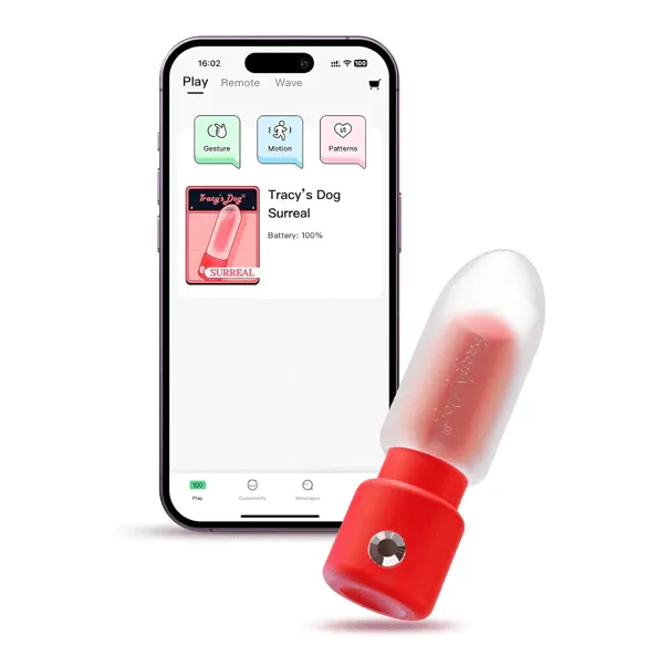Tracy's Dog Surreal APP Lipstick Vibrator