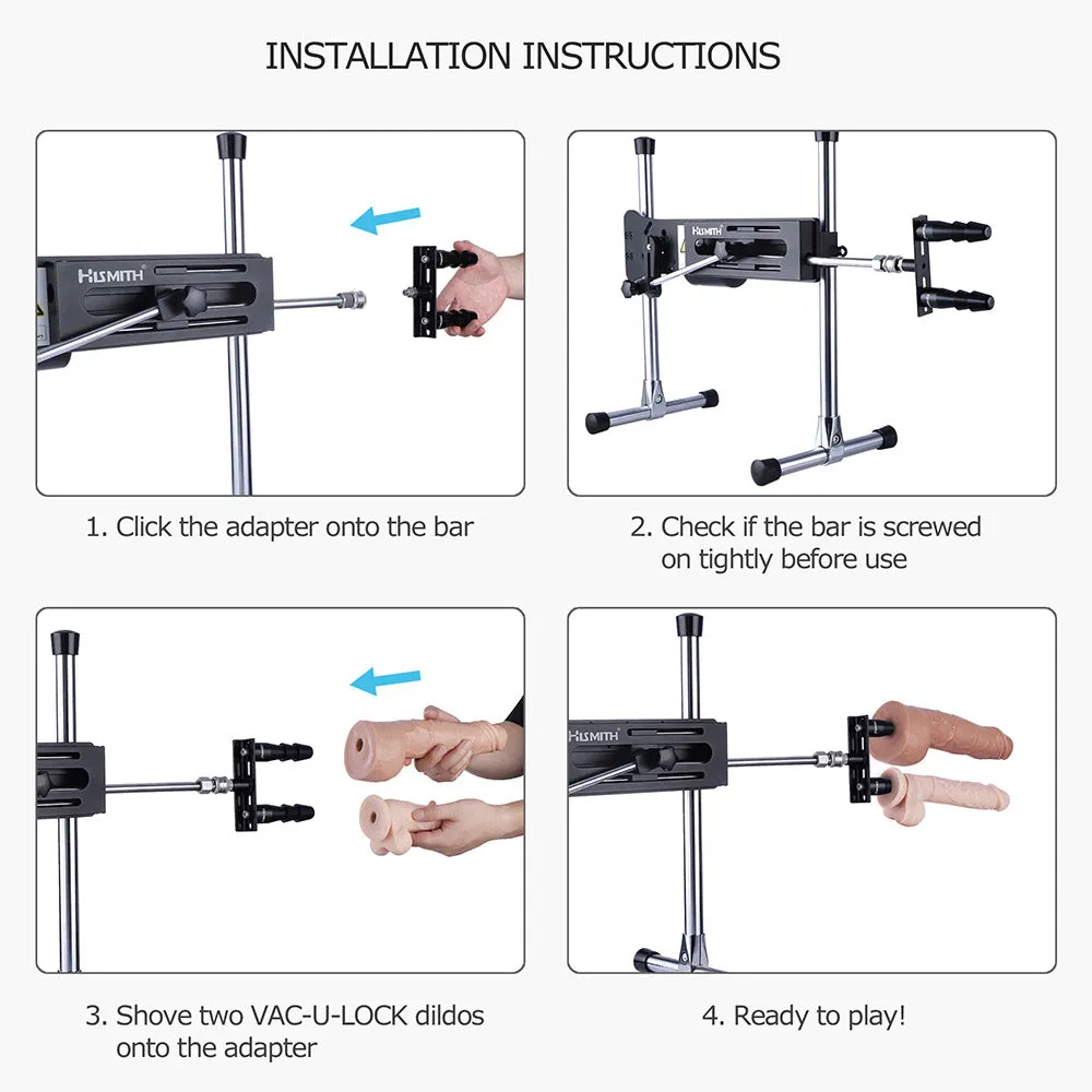 Vac-U-Lock Dildo Doubler Adapter for Hismith Sex Machines