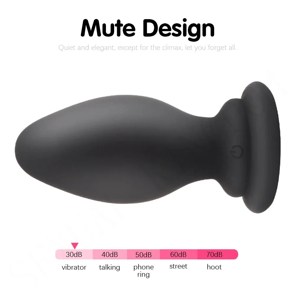 Vibrating Butt Plug Tail - Furry Fox Anal Plug Sex Toys for Men Women