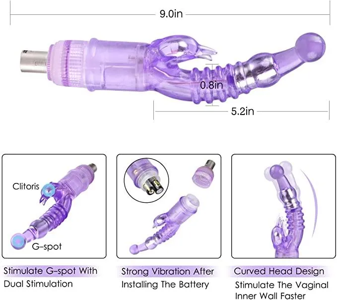 Vibrating Sex Machine Attachment Combo #16