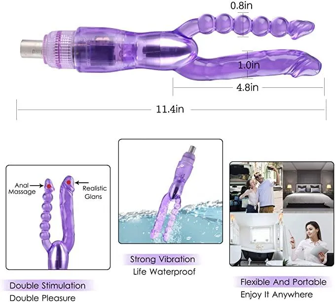 Vibrating Sex Machine Attachment Combo #16