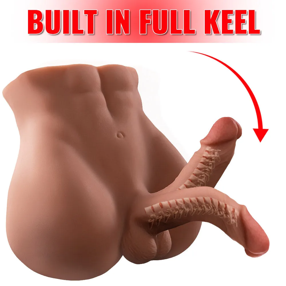 Vincent(For EU Customers): 11.46lb Realistic Dildo Tight Anal Male Torso Sex Doll