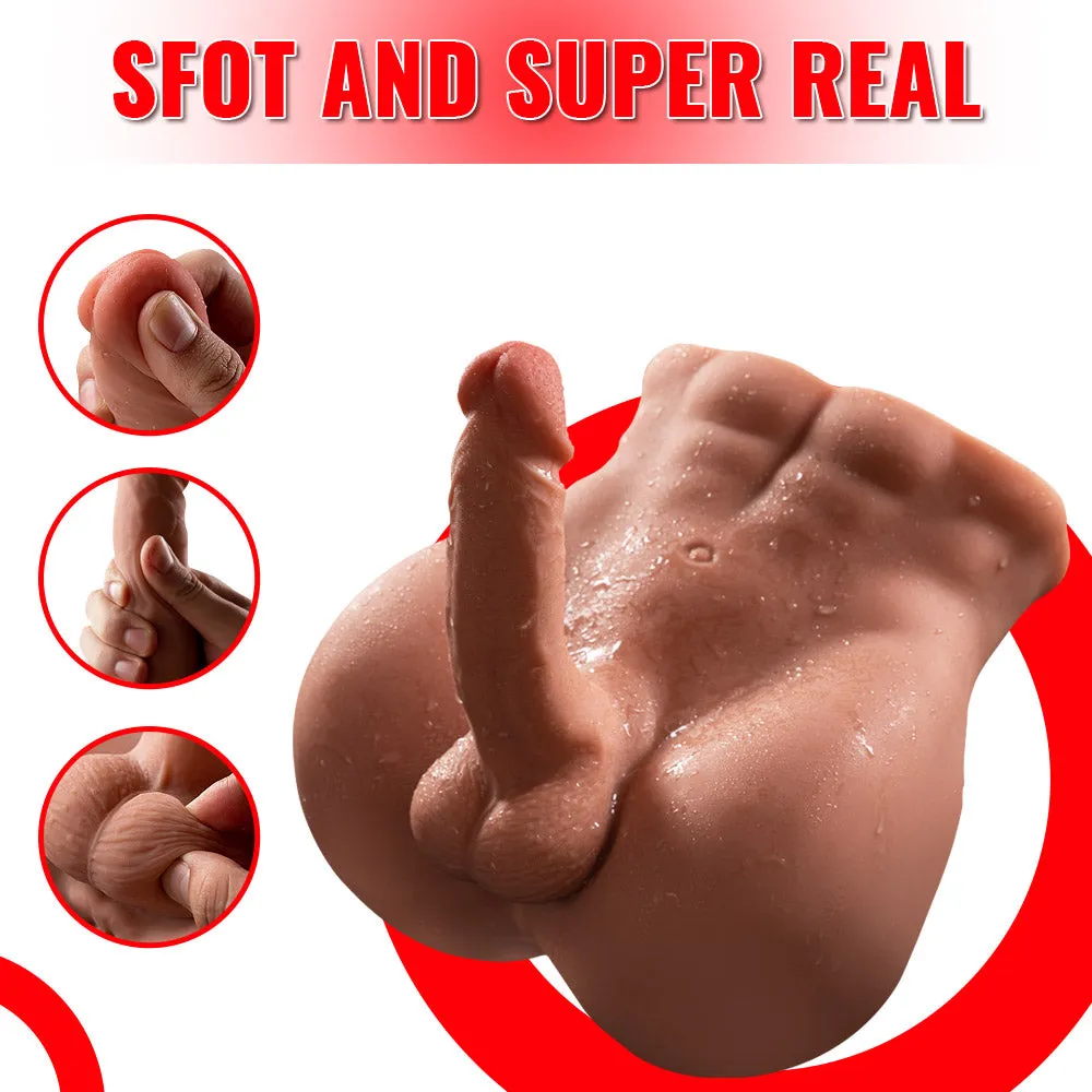Vincent(For EU Customers): 11.46lb Realistic Dildo Tight Anal Male Torso Sex Doll