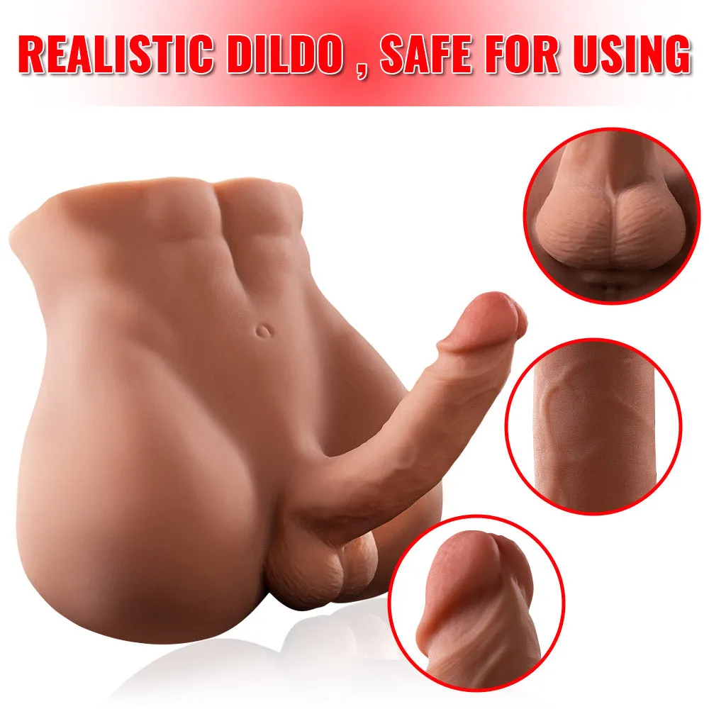 Vincent(For EU Customers): 11.46lb Realistic Dildo Tight Anal Male Torso Sex Doll