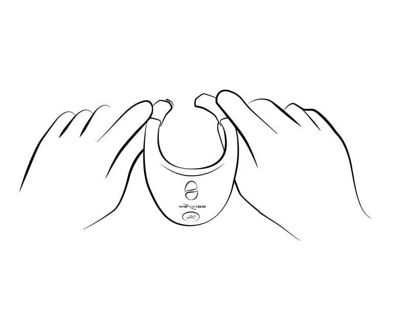 WE VIBE - Tease us Set Box Bond Vibrating Cock Ring Couples Set (Black)