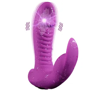 Wearable Vibrator Mimic Finger Quiet Panty Multi-frequency Vibrator