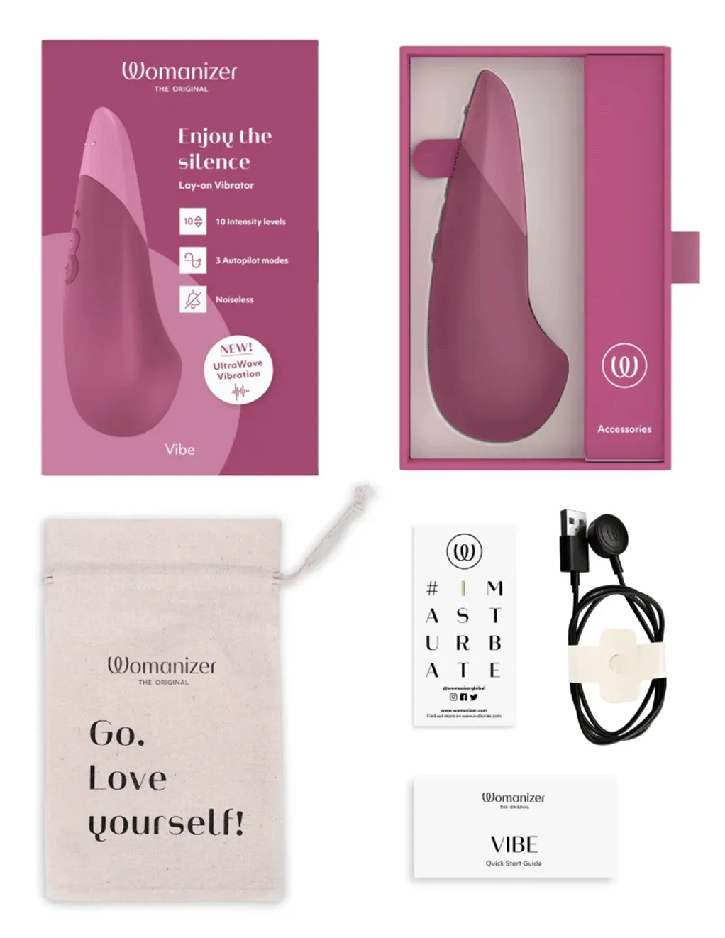 Womanizer Vibe Lay-On Vibrator
