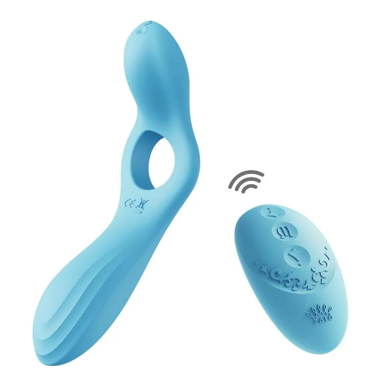 ZALO Wearable Vibrator Silicone Bendable G-spot Clitoris Stimulator Wireless APP Penis Massager
