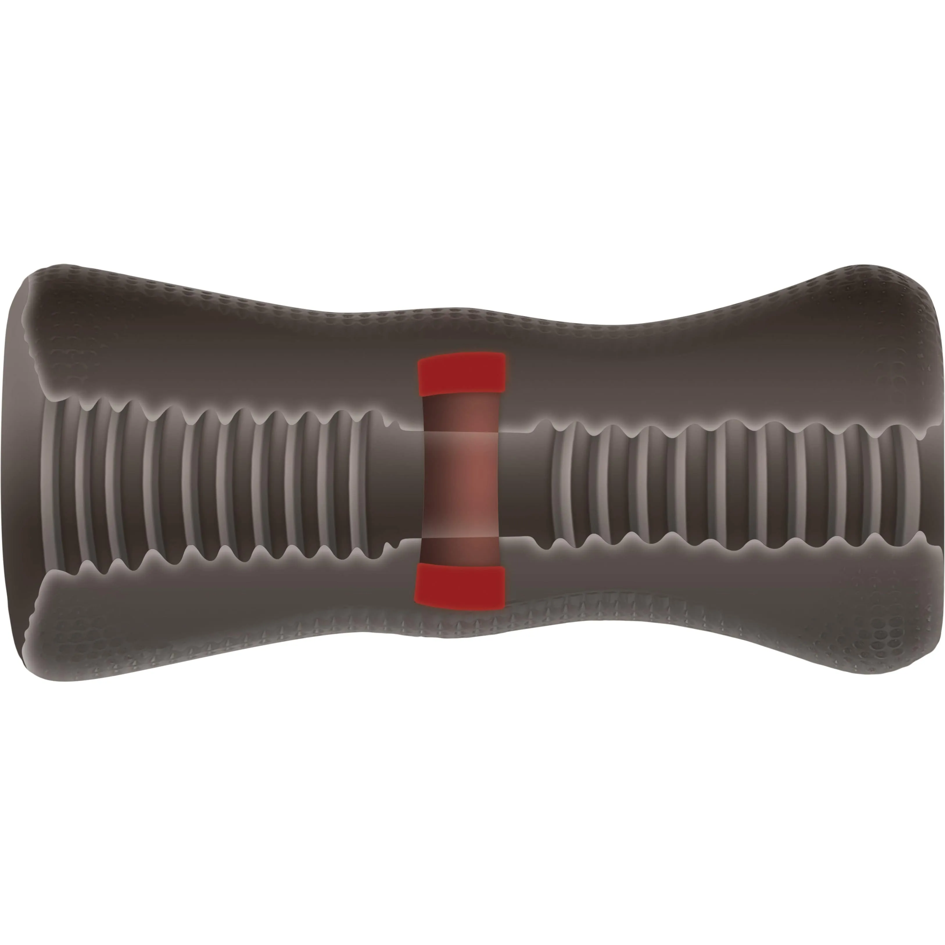 Zero Tolerance - The Vortex Soft Stroker with Vibrating Cock Ring (Black)